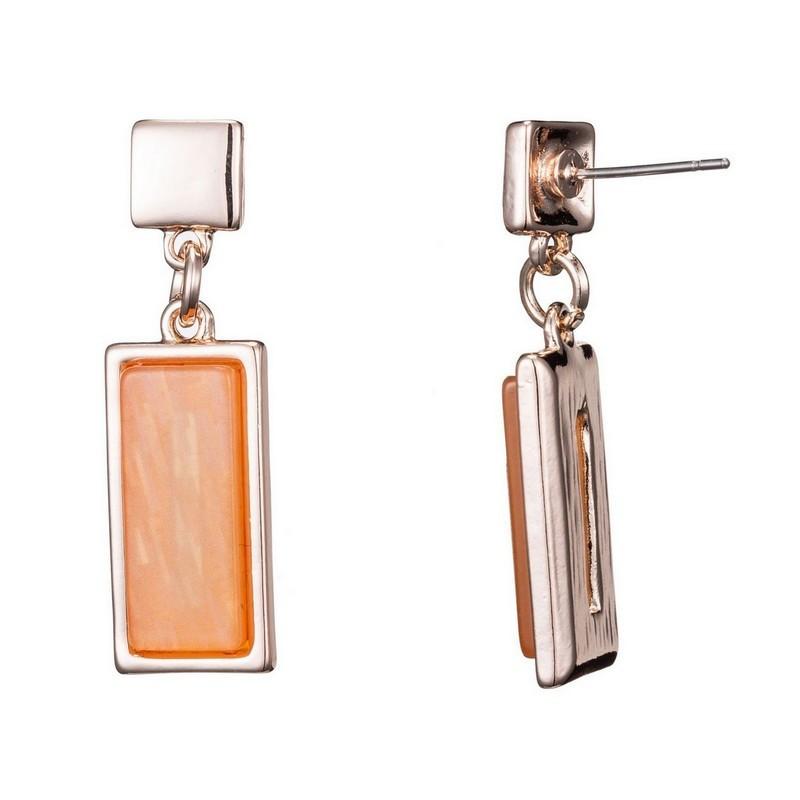 Colinette Boucle d'oreille saumon