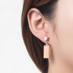 Colinette Boucle d'oreille saumon