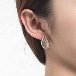 boucle oreille tige-1901042-vert