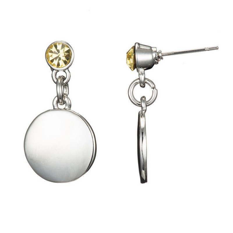 Filipina - Boucle d'oreille jaune