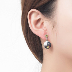 Filipina - Boucle d'oreille jaune