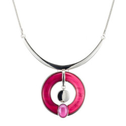 Filipina - Collier fuchsia