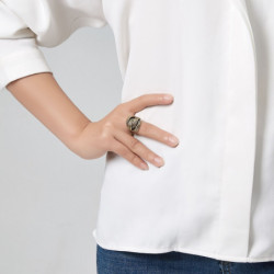 Gerta Bague elastique or