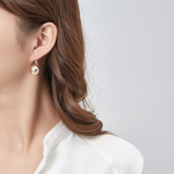 Helga Boucles d'oreilles dormeuse argente