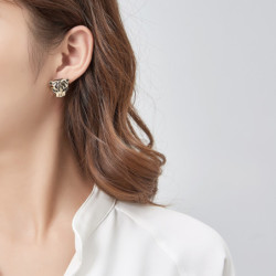 Queen Boucles d'oreilles tige argente