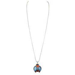 Odette Sautoir bleu orange