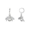 Ombeline Boucles d'oreilles dormeuse argente