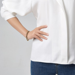 Janna Bracelet manchette argente