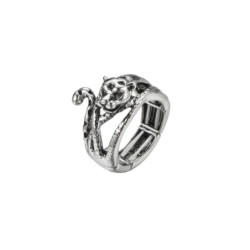 Queen Bague elastique argente