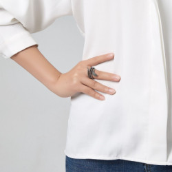 Phara Bague Elastique argente