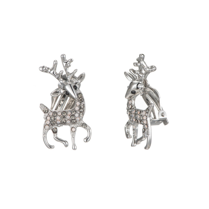 Ortelinde Boucles d'oreilles clip argente