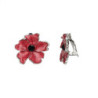 Kelina Boucles d'oreilles clip rouge