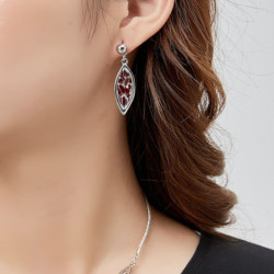 Belina Boucles d'oreilles tige noir