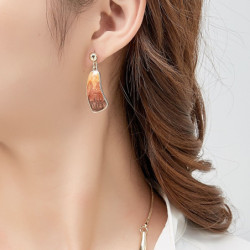 Beatrice Boucles d'oreilles tige noir