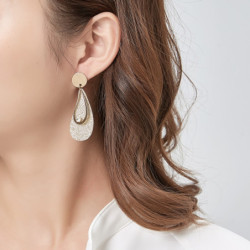 Guenievre Boucles d'oreilles tige argente