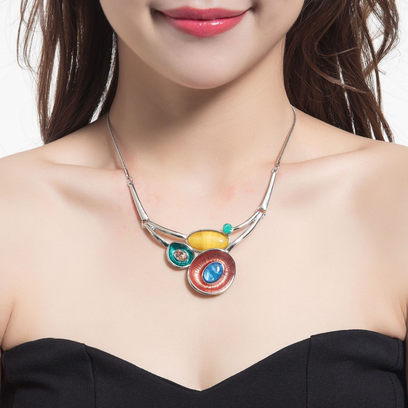 Celimene Collier multicolore