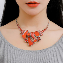 Cyliane Collier rouge