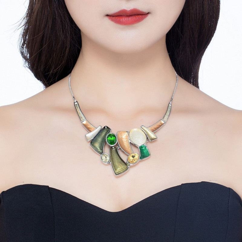 Cyliane Collier vert