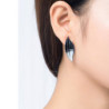 Colette Boucles d'oreilles tige noir