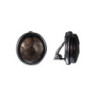 Constance Boucles d'oreilles clip noir