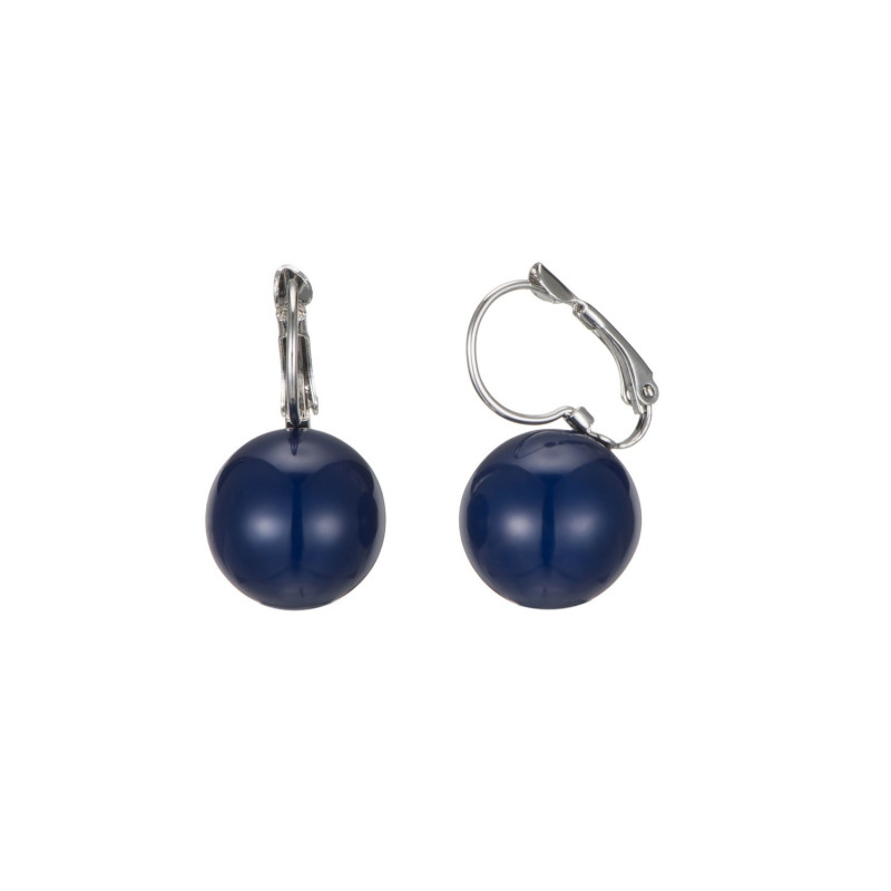 Sybile Boucles d'oreilles dormeuse bleu
