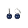 Sybile Boucles d'oreilles dormeuse bleu