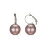 Sybile Boucles d'oreilles dormeuse marron