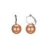 Sybile Boucles d'oreilles dormeuse orange