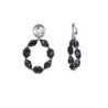 Waleis - Boucles d'oreilles clip noir