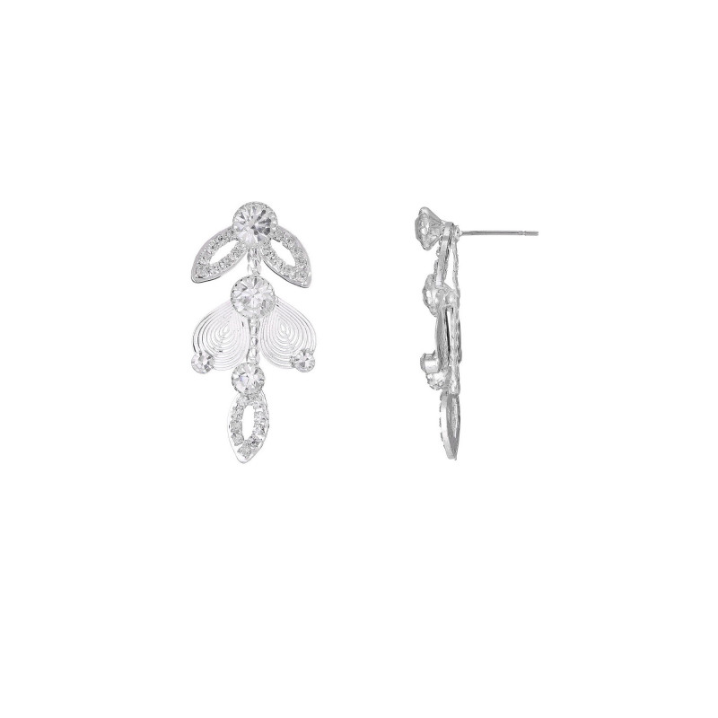 Winry - Boucles d'oreilles tige blanche
