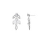 Winry - Boucles d'oreilles tige blanche