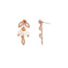 Winry - Boucles d'oreilles tige champagne