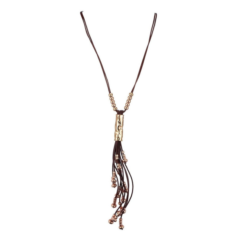 Joannie Sautoir marron