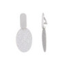 Isore Boucles d'oreilles clip blanc