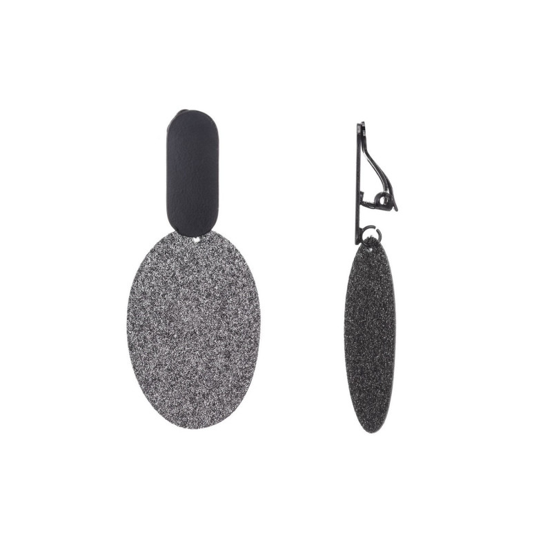 Isore Boucles d'oreilles clip gris