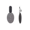 Isore Boucles d'oreilles clip gris