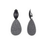 Ingrid Boucles d'oreilles clip noir