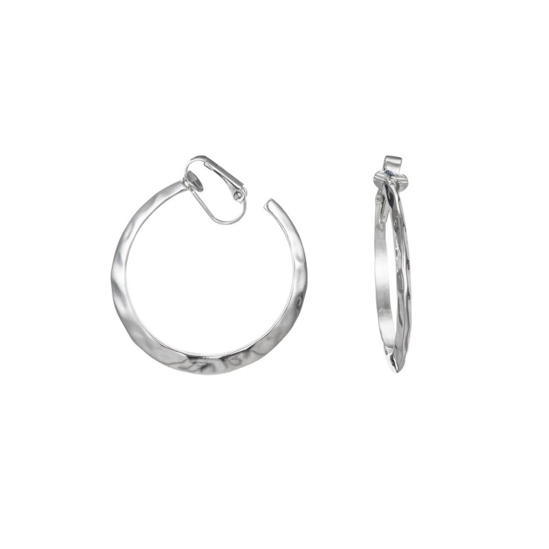 Jelissa Boucles d'oreilles clip argente