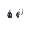 Adriel - Boucles d'oreilles dormeuse noire