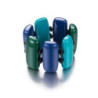 Akumi Bracelet résine bleu vert