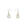 Severine Boucles d'oreilles fish hook beige