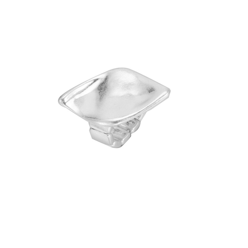 Xamira - Bague élastique argentée