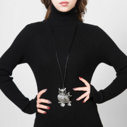 Oshita Sautoir silver