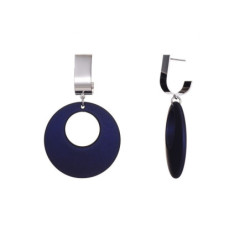 Azuma Boucle d oreille bleu marine