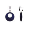 Azuma Boucle d oreille bleu marine