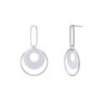 Saito Boucle d oreille blanc