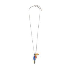 Oriane-Sautoir toucan multicolore