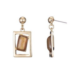 AKIRA-Boucle oreille marron