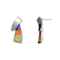 ARATA-Boucle d'oreille multicolore