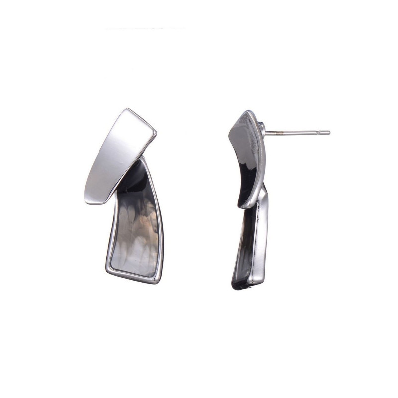 ARATA-Boucle d'oreille grise